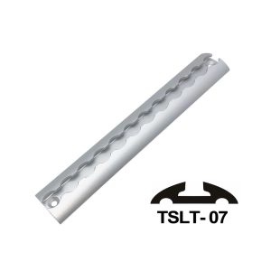 Aluminum L-Track with angled sides