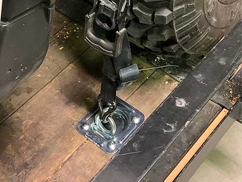 Tie-Down Anchors pan fitting