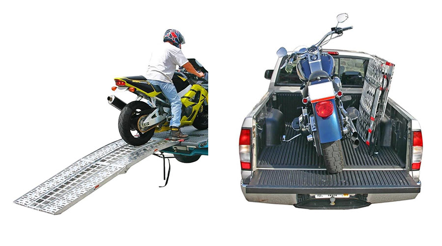 Aluminum ramp motorcycle