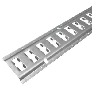 Galvanized steel E track cargo rail for heavy-duty pallet and machinery transportation